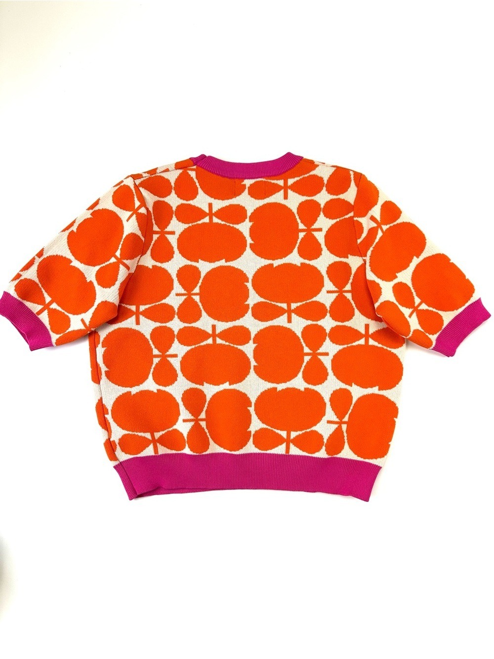 Compañia Fantastica geometric knit top Womens Large Retro Dopamine Dressing - Picture 9 of 12